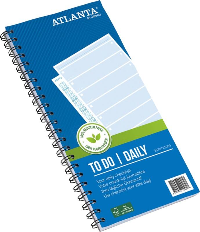 Cahier Djois Atlanta Bleu non Spécial 14 x 29,7 cm 70 g/m² 63 feuilles 63 feuilles