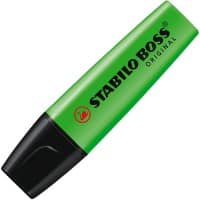 Surligneur BOSS ORIGINAL STABILO Vert Large Biseautée 2 - 5 mm Rechargeable