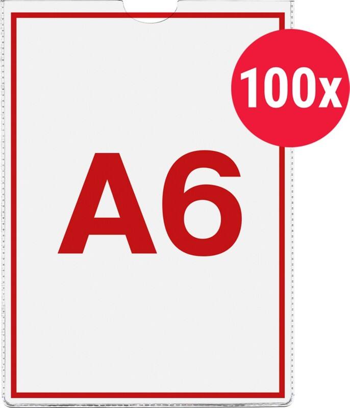 Pochettes perforées Esselte A6 Transparent 120 microns PP (Polypropylène) 47778 100 unités