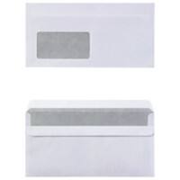 Enveloppes Niceday DL 75 g/m² Avec fenêtre Autocollante Blanc 220 (l) x 110 (h) mm 1 000 Unités