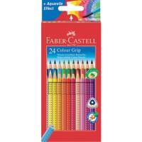 Crayons de couleur Faber-Castell Colour Grip 24 Unités