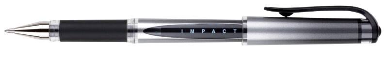 Roller encre gel uni-ball Gel Impact UM-153S Non rétractable Noir 0,6 mm Extra large Rollerball Rechargeable