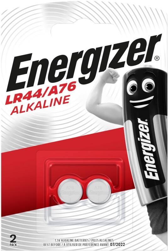 Pile bouton Energizer Alkaline LR44/A76 LR44 150 mAh Alcaline 1.5 V 1 2 Unités