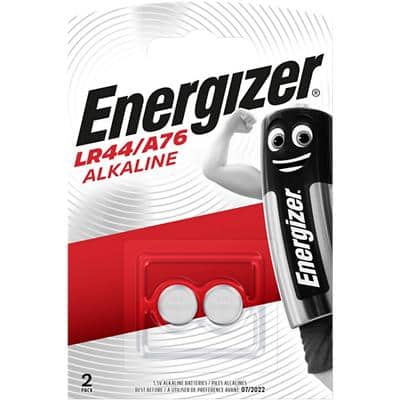 Pile bouton Energizer Alkaline LR44/A76 LR44 150 mAh Alcaline 1.5 V 1 2 Unités