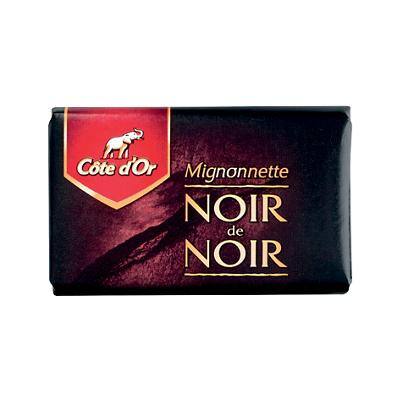 Mignonnettes de chocolat Côte d'Or Mignonnettes Noir de Noir 120 Unités de 10 g
