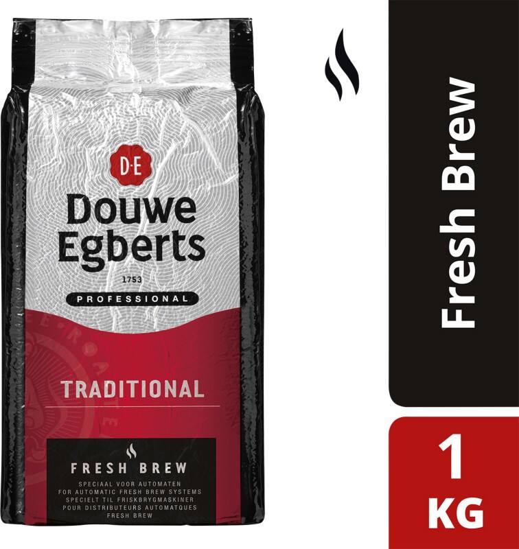 Café moulu Douwe Egberts Roodmerk Fresh Brew 1 kg