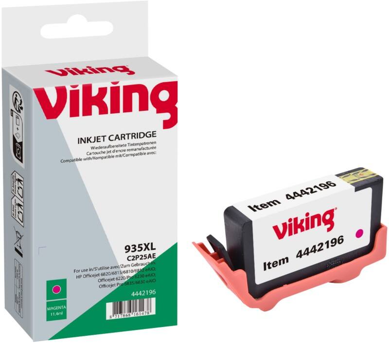 Cartouche jet d'encre Viking 935XL Compatible HP C2P25AE Magenta