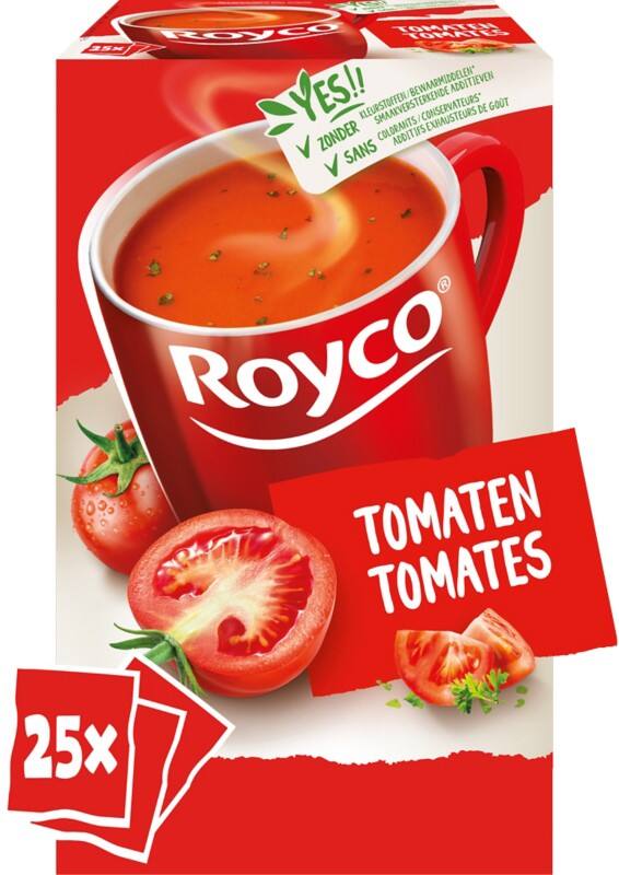 Soupe instantanée Royco Suprême Crunchy Tomate 25 Unités de 30 g