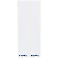 Étiquettes pour dos de classeur Biella Blanc 2,4 x 14,3 cm 5 feuilles de 2 étiquettes