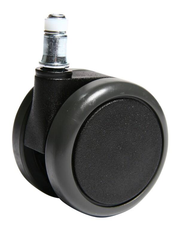 Roulettes TOPSTAR 6990 pour sols durs Noir 5 Unités