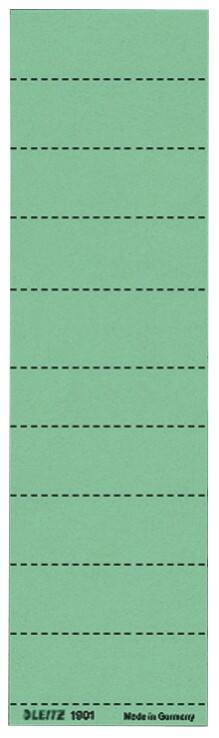 Étiquettes dossiers suspendus Leitz Alpha Plastique Vert 6 x 2,1 cm Alpha 100 Unités
