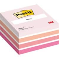 Notes adhésives Post-it 76 x 76 mm Rose pastel 450 Feuilles