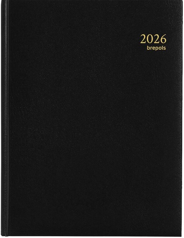 Agenda Brepols Timing Lima 2026 A5 1 Semaine sur 2 pages Néerlandais Noir 0,137,1256,01,6,0