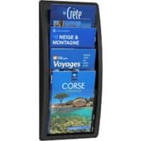 Présentoir Quick Fit A4 Paperflow Montage mural Noir 4061,01 29 x 9,5 x 65,7 cm