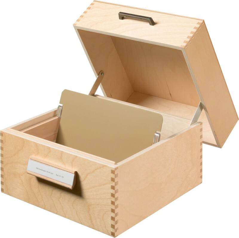 Boîte à fiches HAN pour 500 - 900 cartes 25,5 x 25 x 19 cm