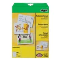 Cartes postales Sigel LP711 A6 185 g/m² Blanc