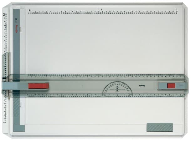Planche à dessin Rotring Profil Gris clair 49 x 37 cm