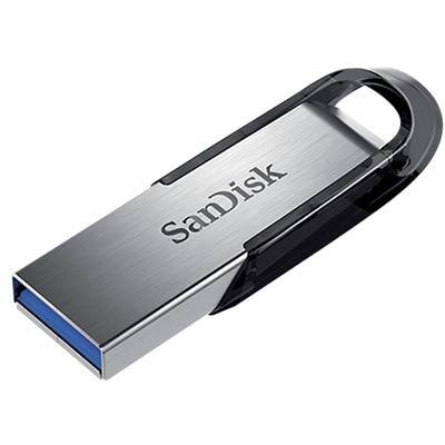 Clé USB SanDisk Ultra Flair USB USB 3.0 64 Go Noir, argenté