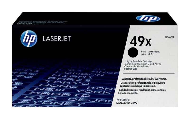 Toner HP 49X D'origine Q5949X Noir