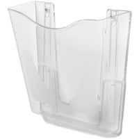 Présentoir à brochures A4 Deflecto Montage mural Transparent CP078YTCRY 25,6 x 10 x 26,1 cm CP078YT