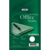 Bloc-notes LANDRÉ Office A5 Vert Reliure supérieure Couverture en carte Réglure unie 50 feuilles
