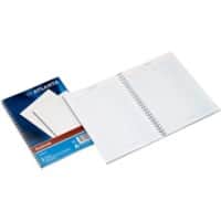 Livre de caisse Djois Atlanta Bleu, blanc Ligné et colonnes A5 14,7 x 20,7 cm