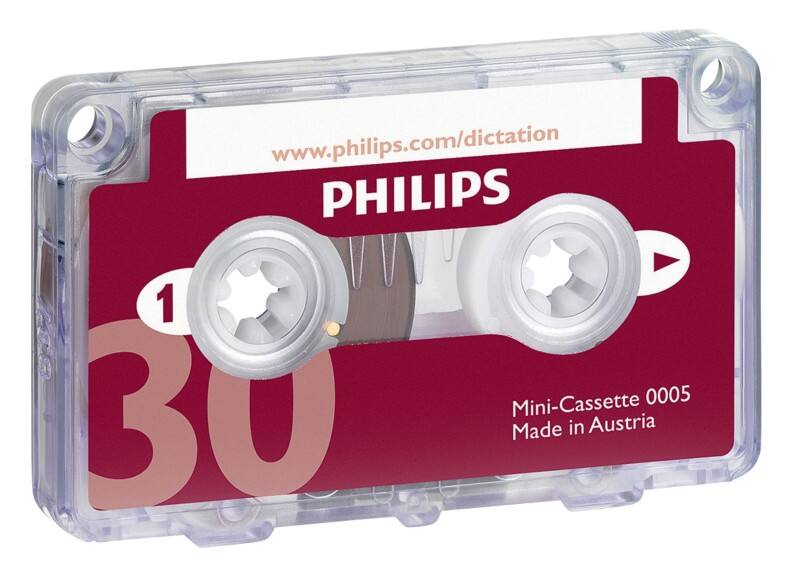 Mini Cassette Philips LFH0005 Rouge