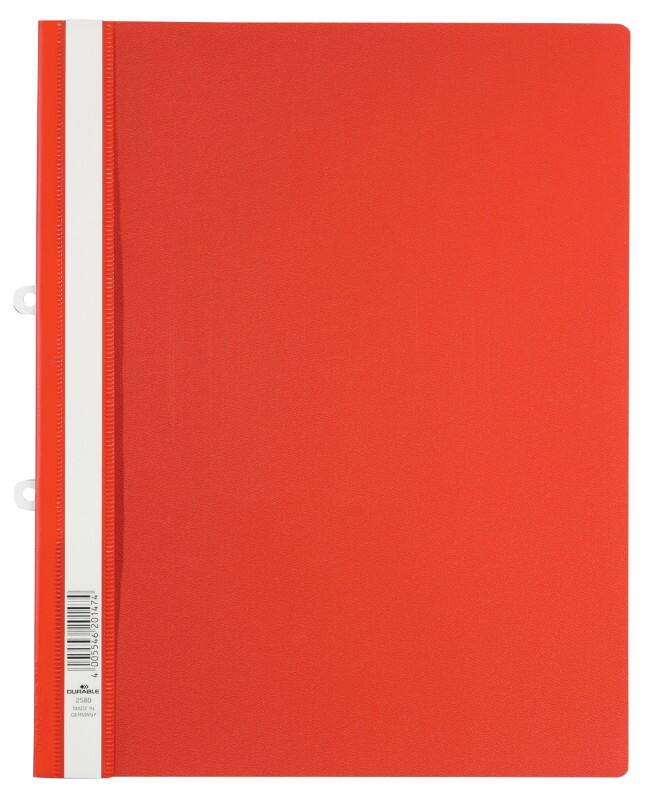 Farde à lamelle DURABLE 258003 A4 extralarge PVC Rouge
