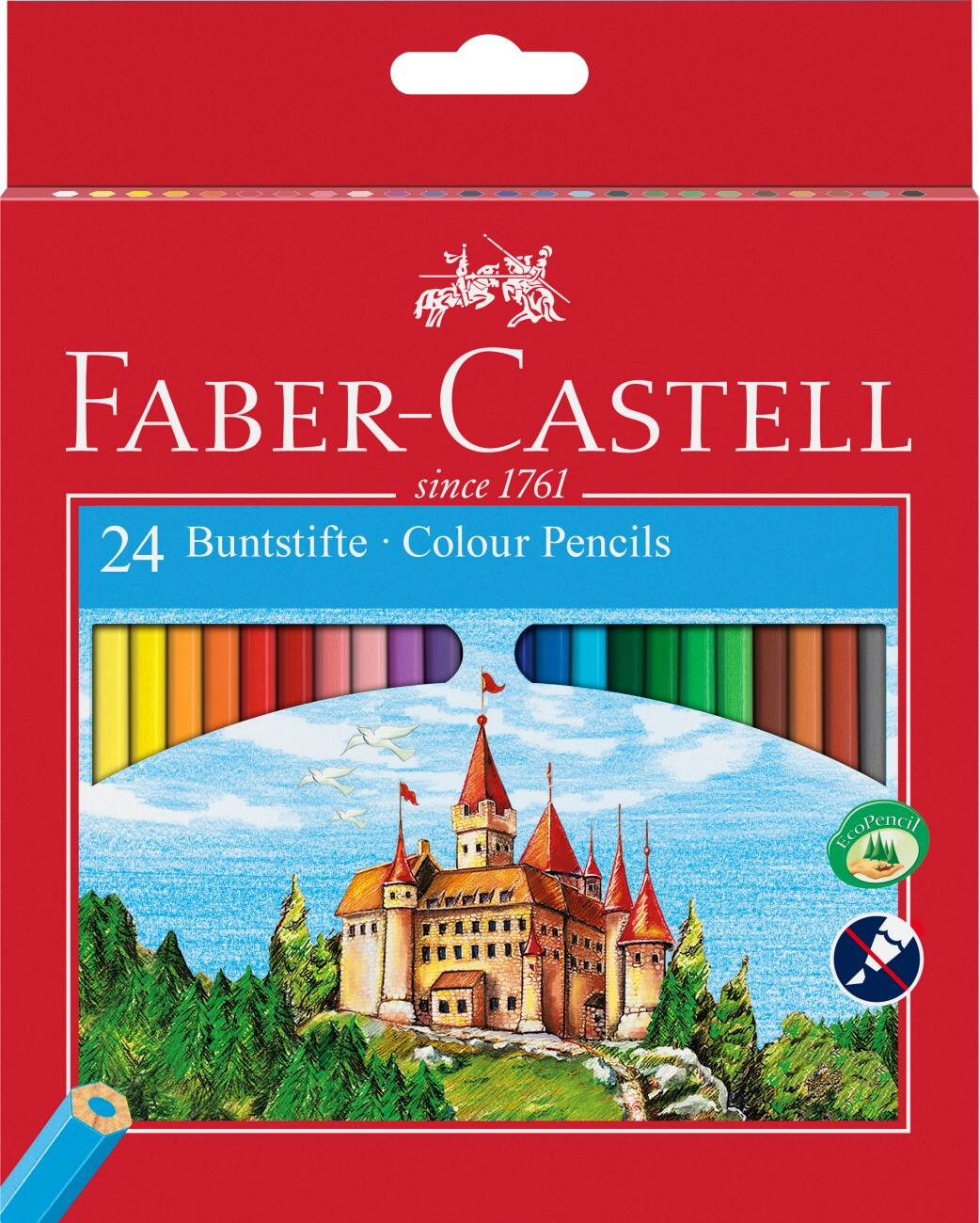 Crayons de couleurs Faber-Castell 111224 Assortiment 24 Unités