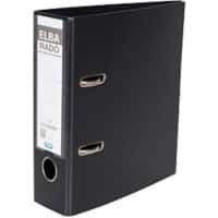 Classeur ELBA Rado A5 75 mm Noir 2 anneaux PP (Polypropylène)