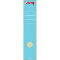 Étiquettes pour dos de classeur Viking 60 mm Bleu Longues 10 Unités
