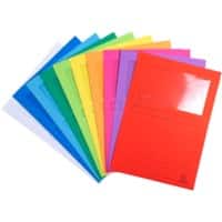 Exacompta Forever Farde à bord décalé A4 Assortiment Carton Recyclé 100% 130 g/m² 10 Unités