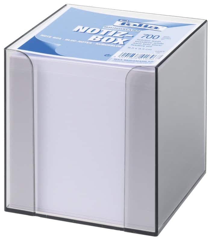 Bloc cube + recharge Folia 90 x 90 mm Transparent 700 Feuilles