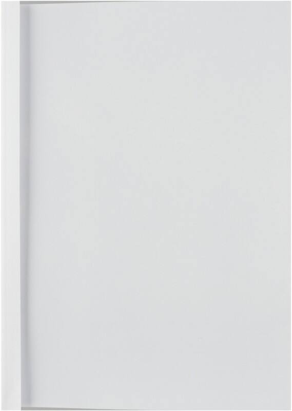 Couverture pour reliure GBC LeatherGrain A4 1,5 mm 15 Feuilles 240 g/m² 150 microns Cuir grainé Blanc 100 Unités