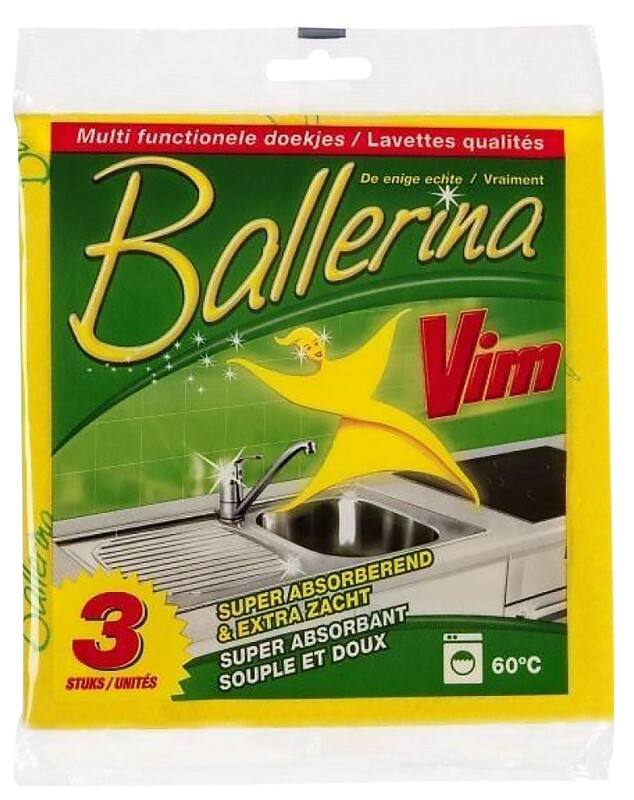 Lavette Vim Jaune 35 x 35 cm 8006320077007 3 Unités 