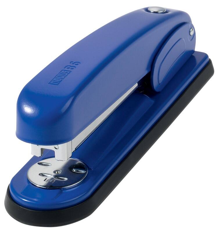 Agrafeuse Novus NOVUS OFFICE 6 Demi bande 30 Feuilles Bleu 24/6, 26/6 Métal, Plastique