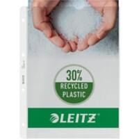 Pochette perforée Extra Strong Leitz A4 Relief Transparent 130 microns PP (Polypropylène) Au-Dessus 4 Perforations 47200003 100 Unités