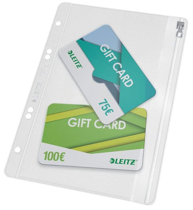 Pochettes multi-usage Leitz 40450000 A5 Zip PVC (Polychlorure de vinyle) 6 15,5 (l) x 21 (P) x 21 (H) cm