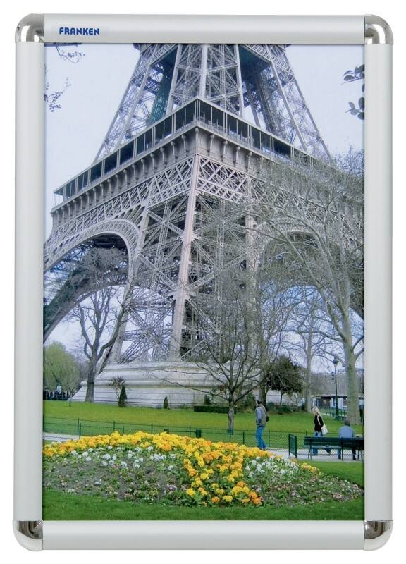 Cadre d'affichage Franken A3 Argenté Aluminium BS0702 29,7 (L) x 2,5 (P) x 42 (H) cm BS0702