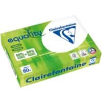 Papier imprimante Clairefontaine EQUALITY A4 Recyclé 80 g/m² Lisse Blanc 500 Feuilles