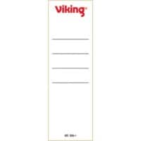 Étiquettes pour classeurs Viking 60 mm Blanc 10 Unités