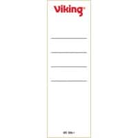 Étiquettes pour classeurs Viking 60 mm Blanc 10 Unités