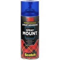 Colle en spray 3M SprayMount Transparent Aérosol de 400 ml