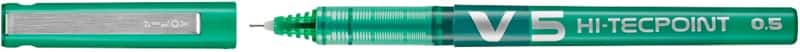 Stylo roller Pilot Hi-Tecpoint Non rétractable Vert 0,3 mm Fin Aiguille