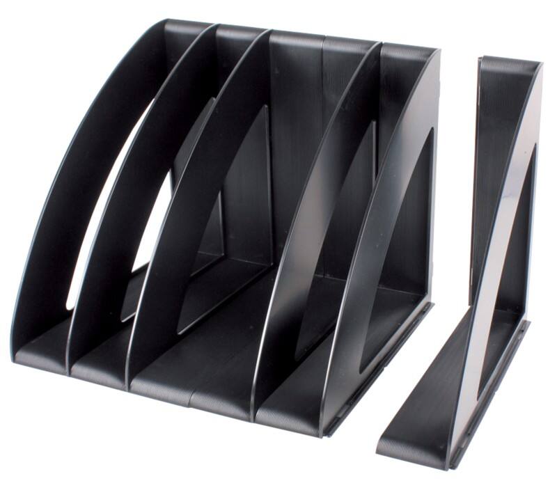 Trieur vertical modulable CEP Noir Polypropylène