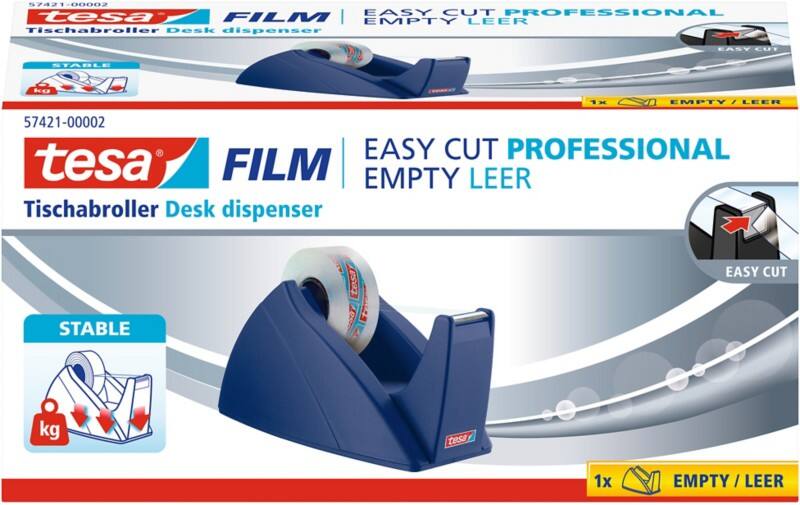 Dévidoir tesa tesafilm Easy Cut Professional Bleu 19 mm (L) x 33 m (L)
