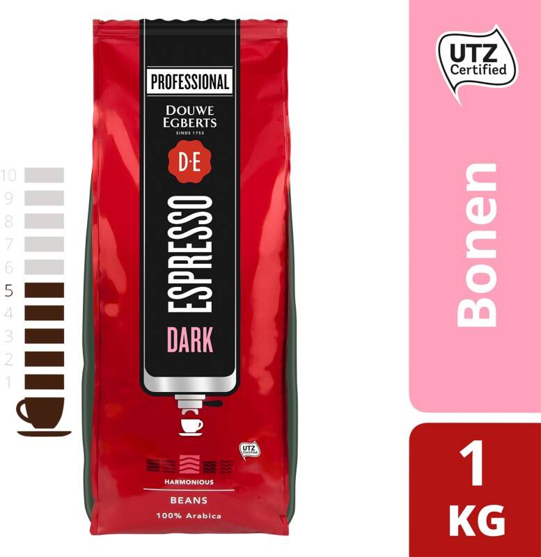 Café en grain Douwe Egberts Dark Roast 1 kg