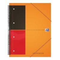 Cahier à spirales OXFORD International A5+ Ligné Reliure en spirale PP (Polypropylène) Orange Perforé 160 Pages 80 Feuilles