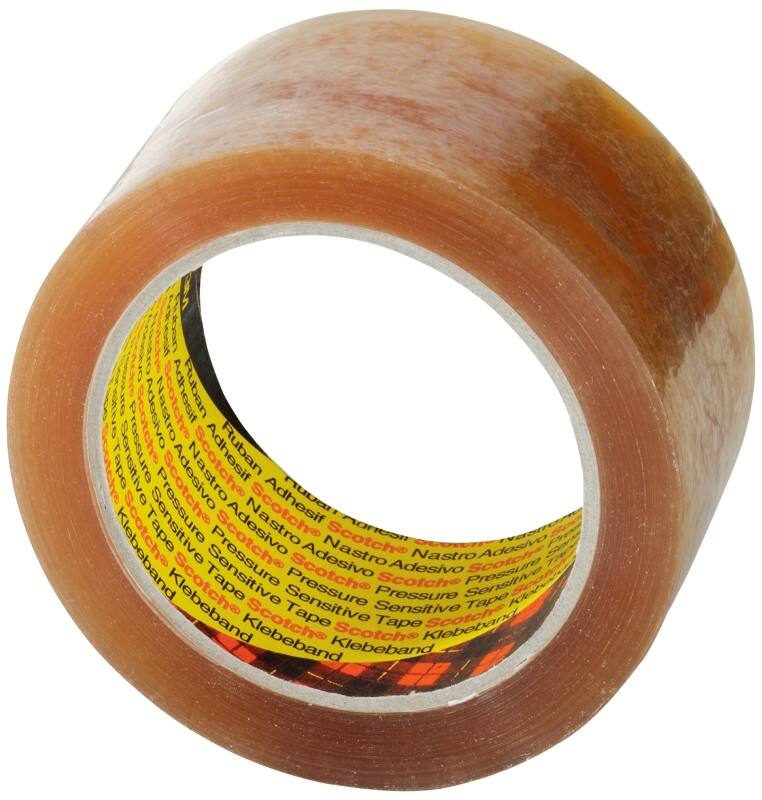 Scotch Ruban Adhésif d'Emballage Silencieux 3707 50 mm x 66 m Transparent