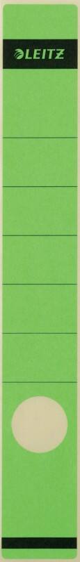 Étiquettes pour dos de classeur Leitz A4 39 mm Vert 10 Unités